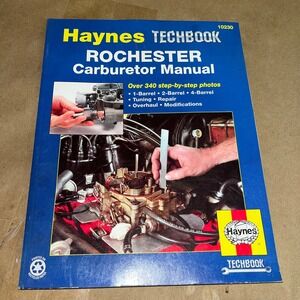 Haynes Techbook Rochester Carburetor Repair Manual 10230 Barrel Mods